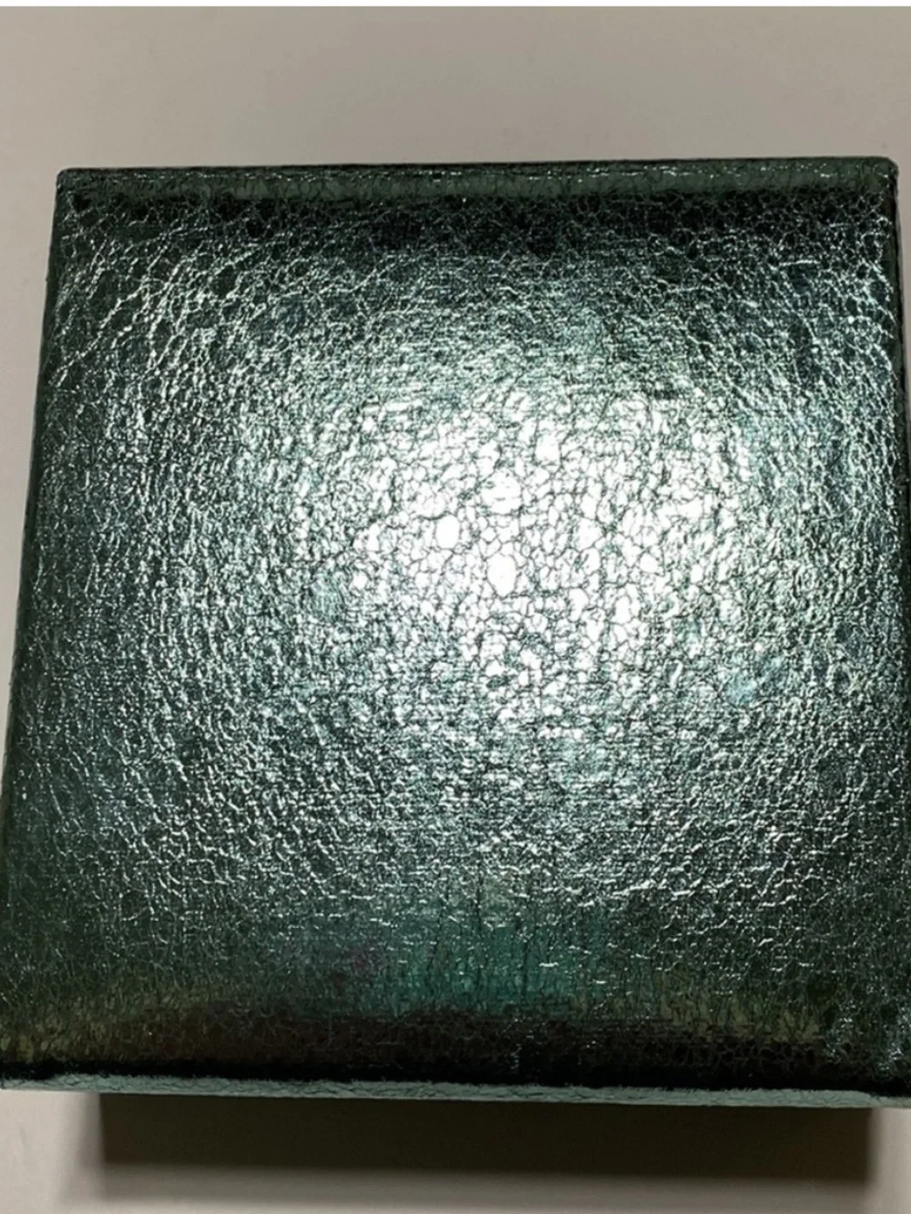 Nordstrom NWT Metallic Aqua Travel Jewelry Organizer Case Foldable